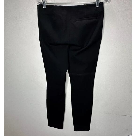 COS Black Stretch Side Zip Flat Front Slim Fit Leggings Trousers Pants 38 - Picture 3 of 10